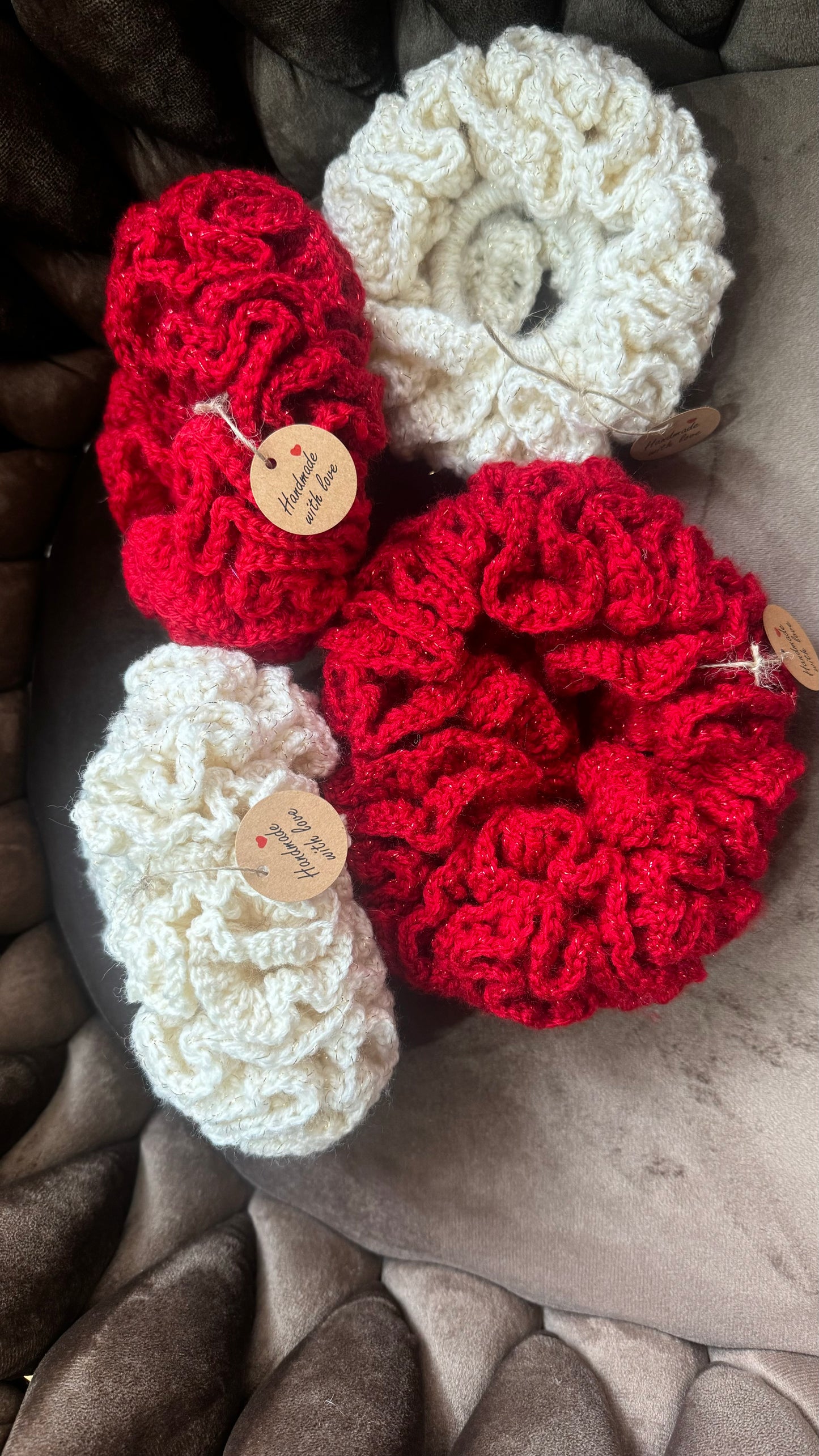 Scrunchies nuvola white