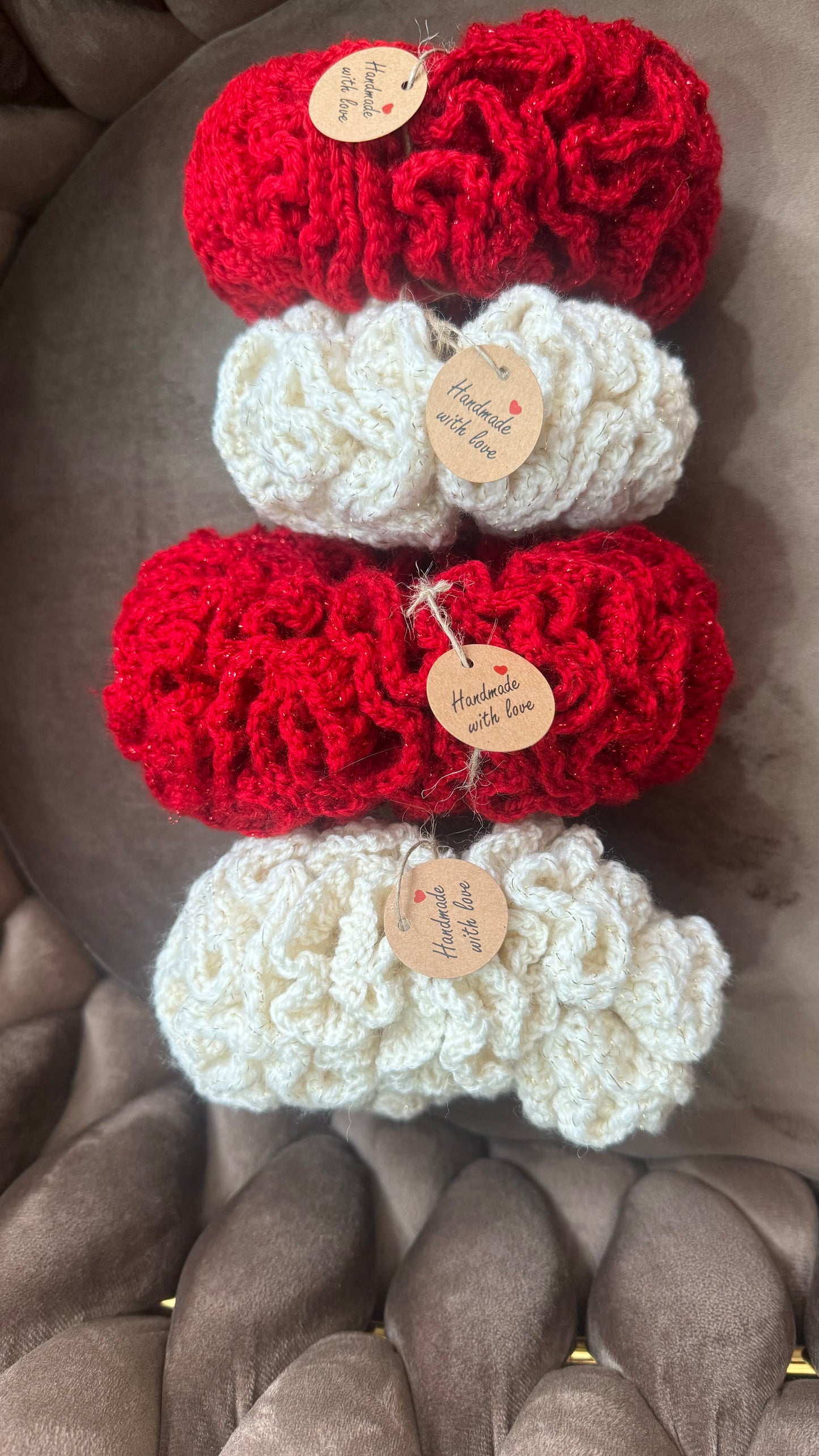 Scrunchies nuvola white