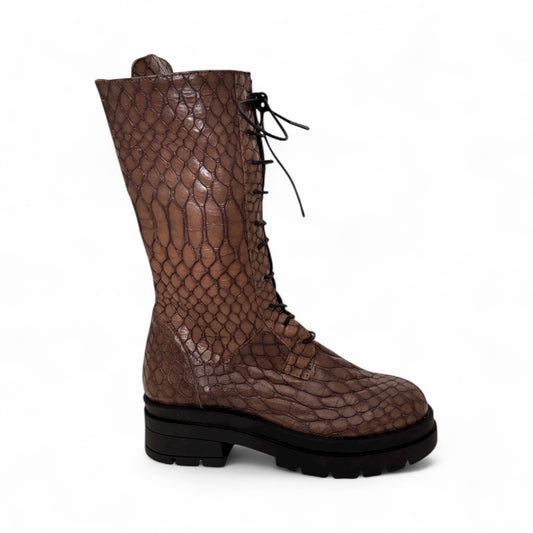 SAVANNA CROCO BROWN