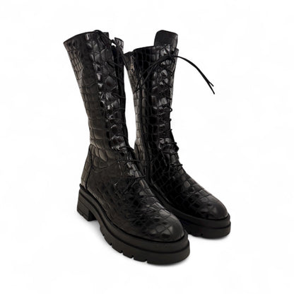 SAVANNA CROCO BLACK