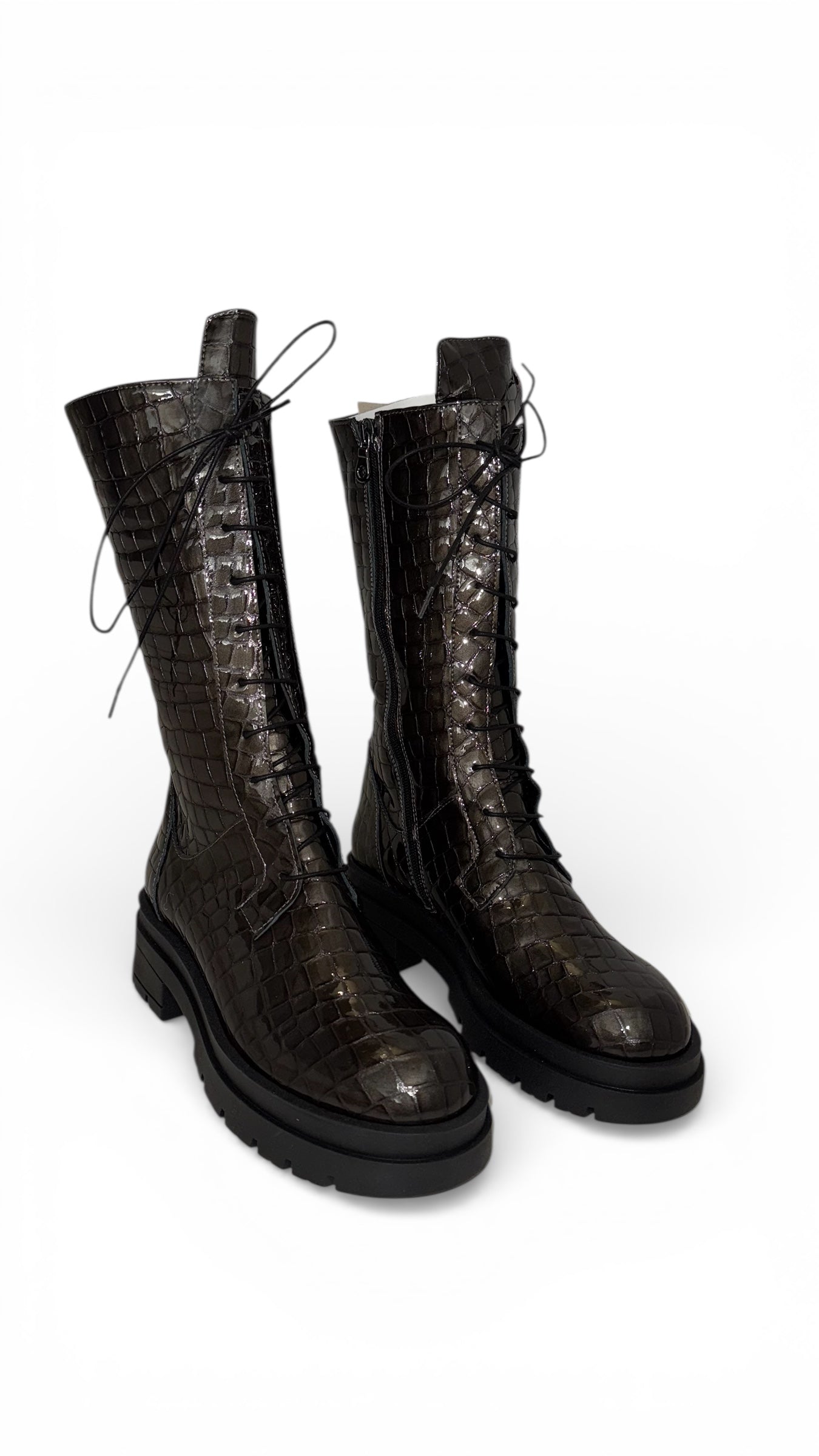 SAVANNA CROCO ANTRACITE