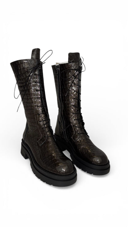 SAVANNA CROCO ANTRACITE