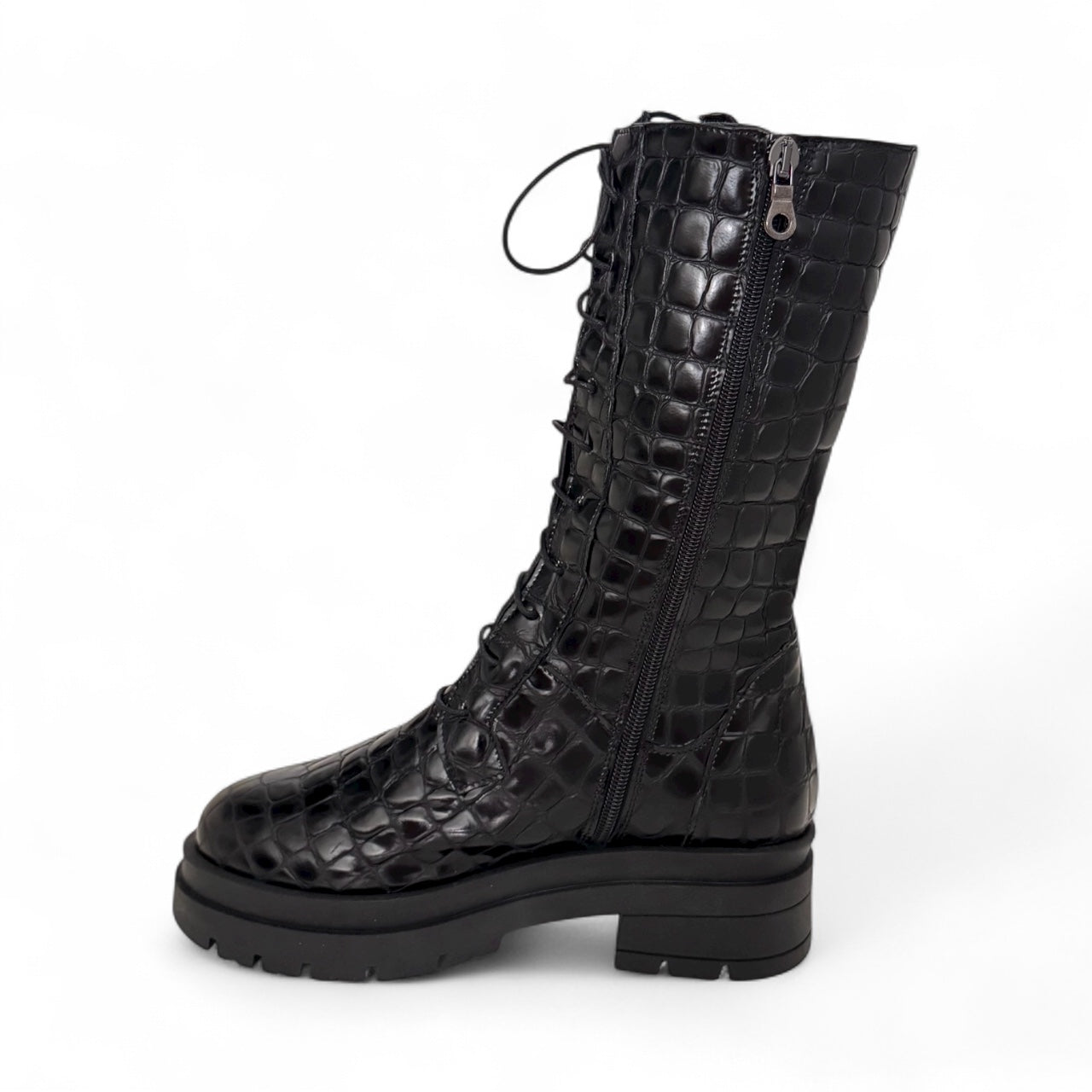 SAVANNA CROCO BLACK