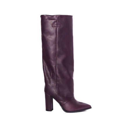 Sara Boots Burgundy