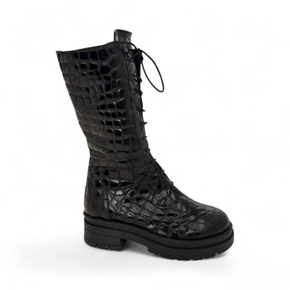 SAVANNA CROCO BLACK