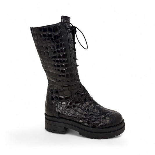 SAVANNA CROCO BLACK
