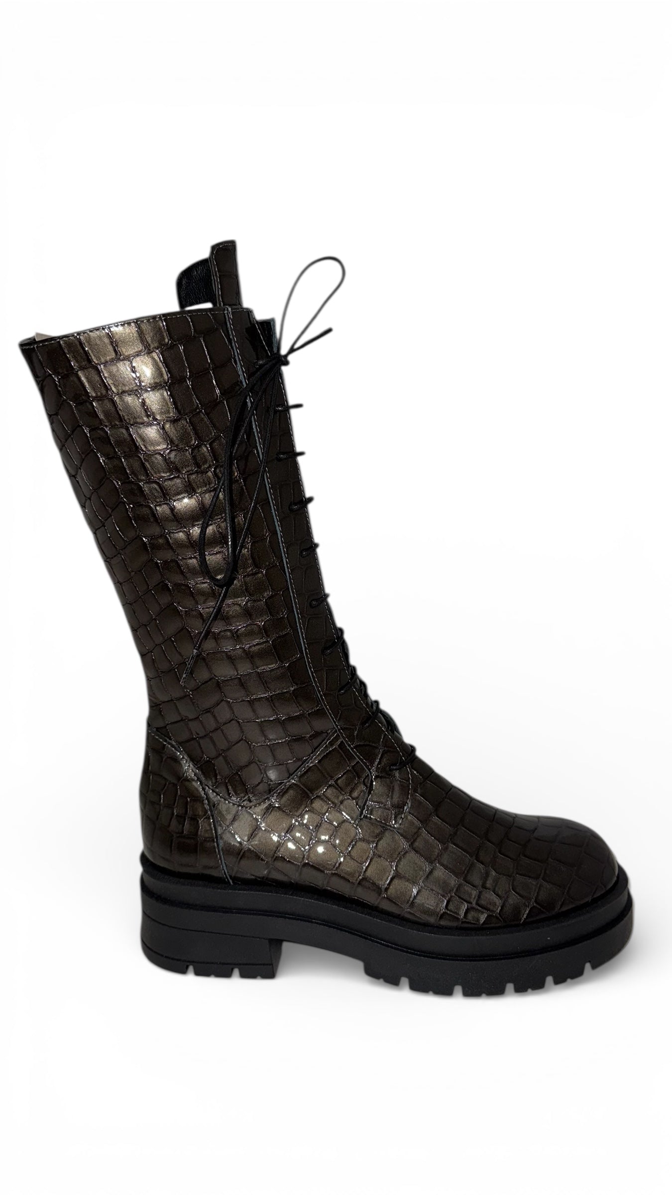 SAVANNA CROCO ANTRACITE