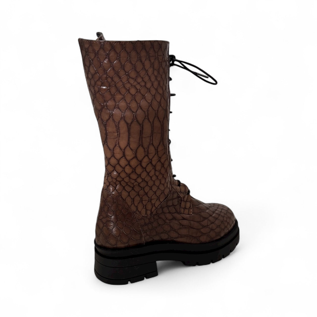 SAVANNA CROCO BROWN
