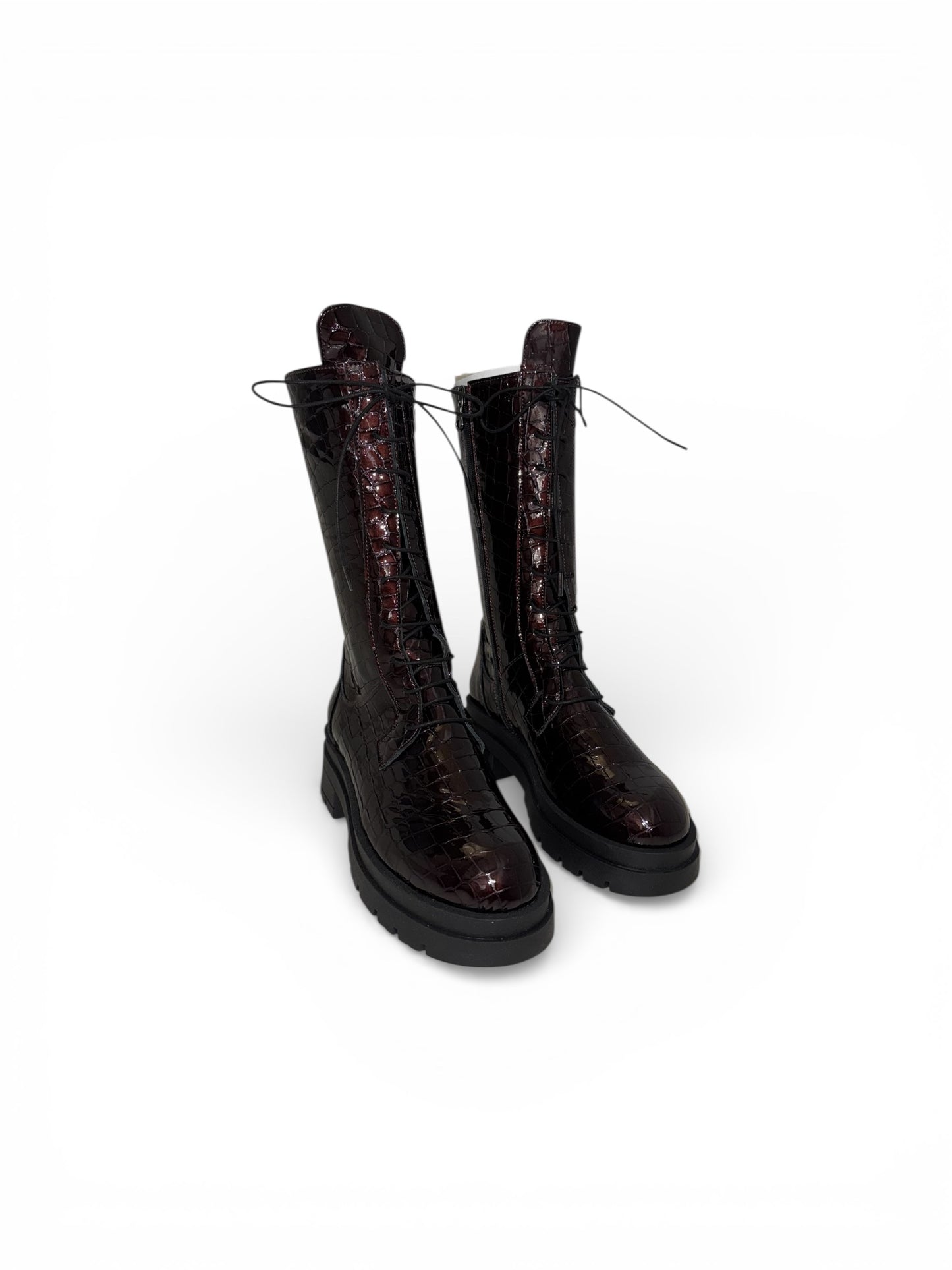 SAVANNA CROCO BORDEAUX