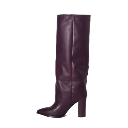 Sara Boots Burgundy