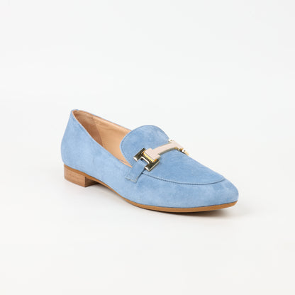 CHLOE LOAFERS LIGHT BLUE