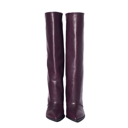 Sara Boots Burgundy