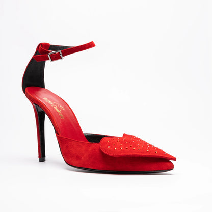 EMBELLISHED RED LOVE