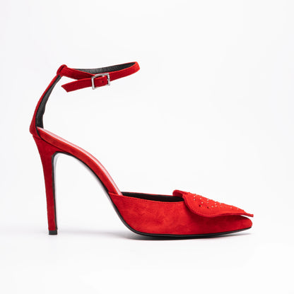 EMBELLISHED RED LOVE